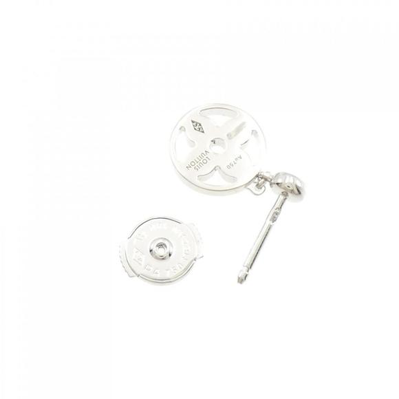 LOUIS VUITTON Puce Monogram Idylle Earrings One Ear - Picture 3 of 4